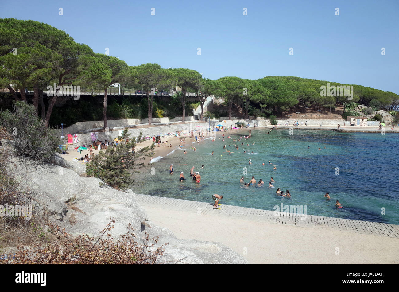 Palau, Sardinia. Palau Vecchio beach Stock Photo Alamy