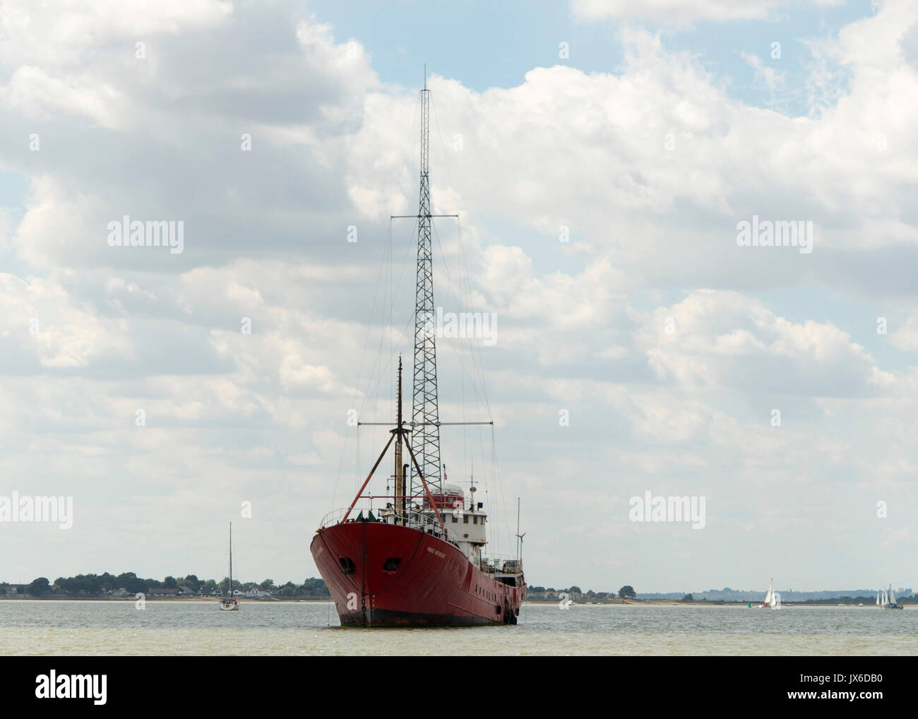Former Pirate Radio ship, Ross Revenge, which broadcast Radio Caroline