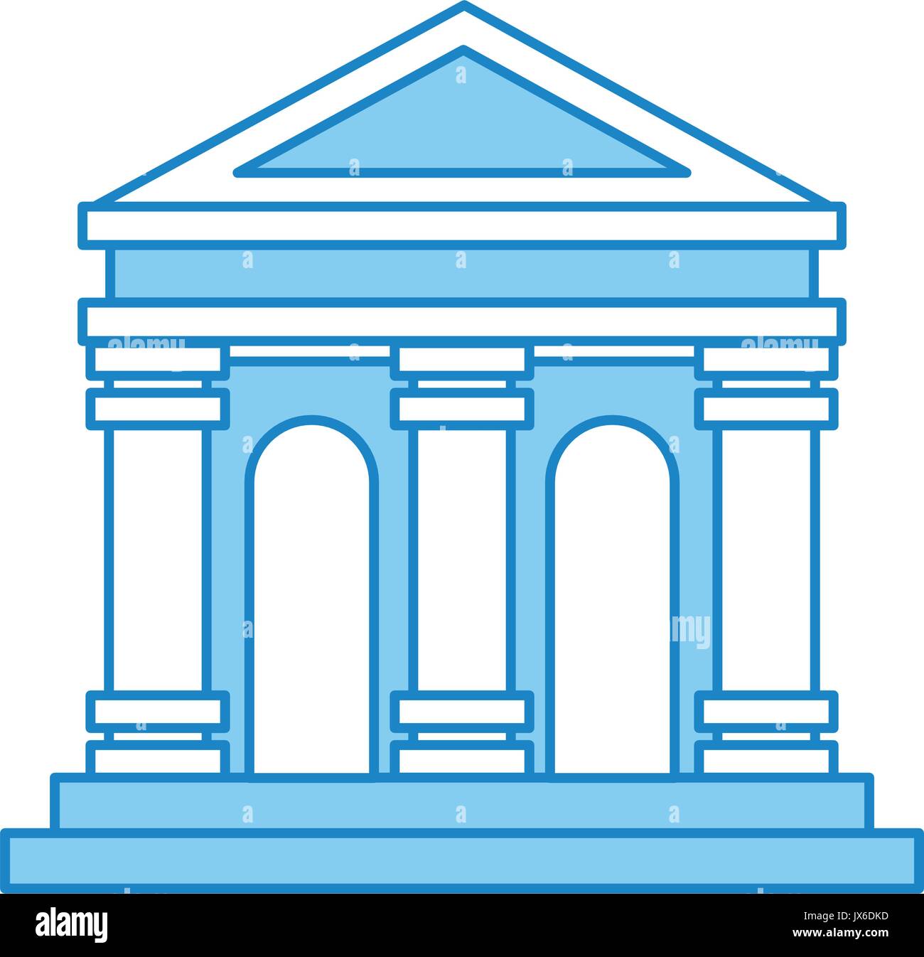 Classical theater museum building Stock Vector Images - Alamy
