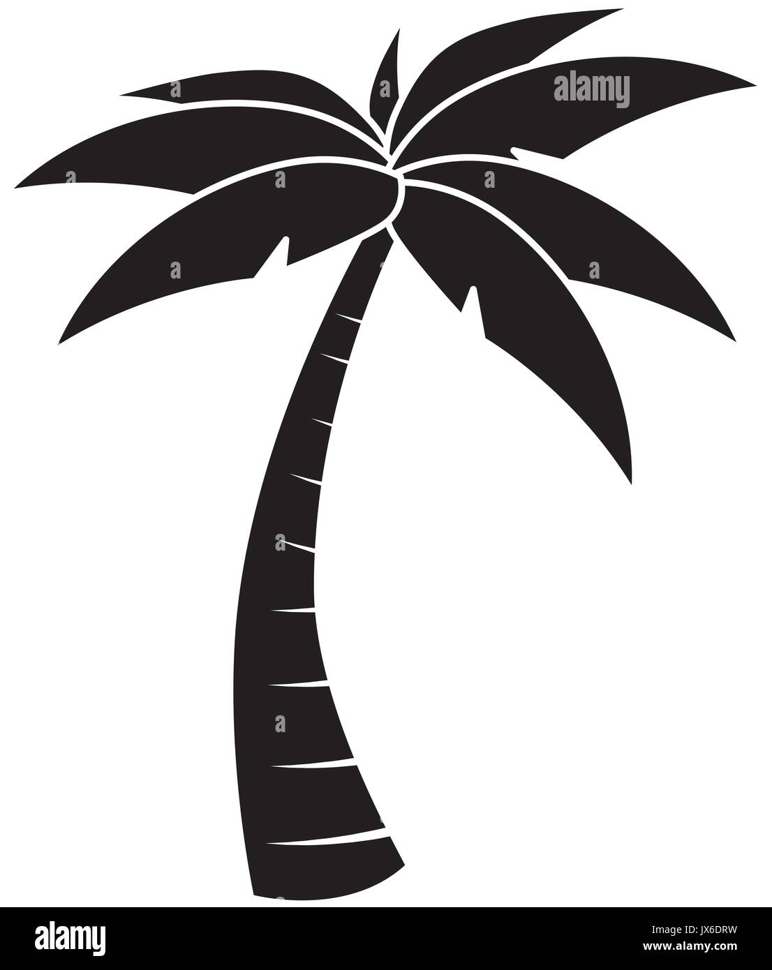 tree palms isolated icon Stock Vector Image & Art - Alamy