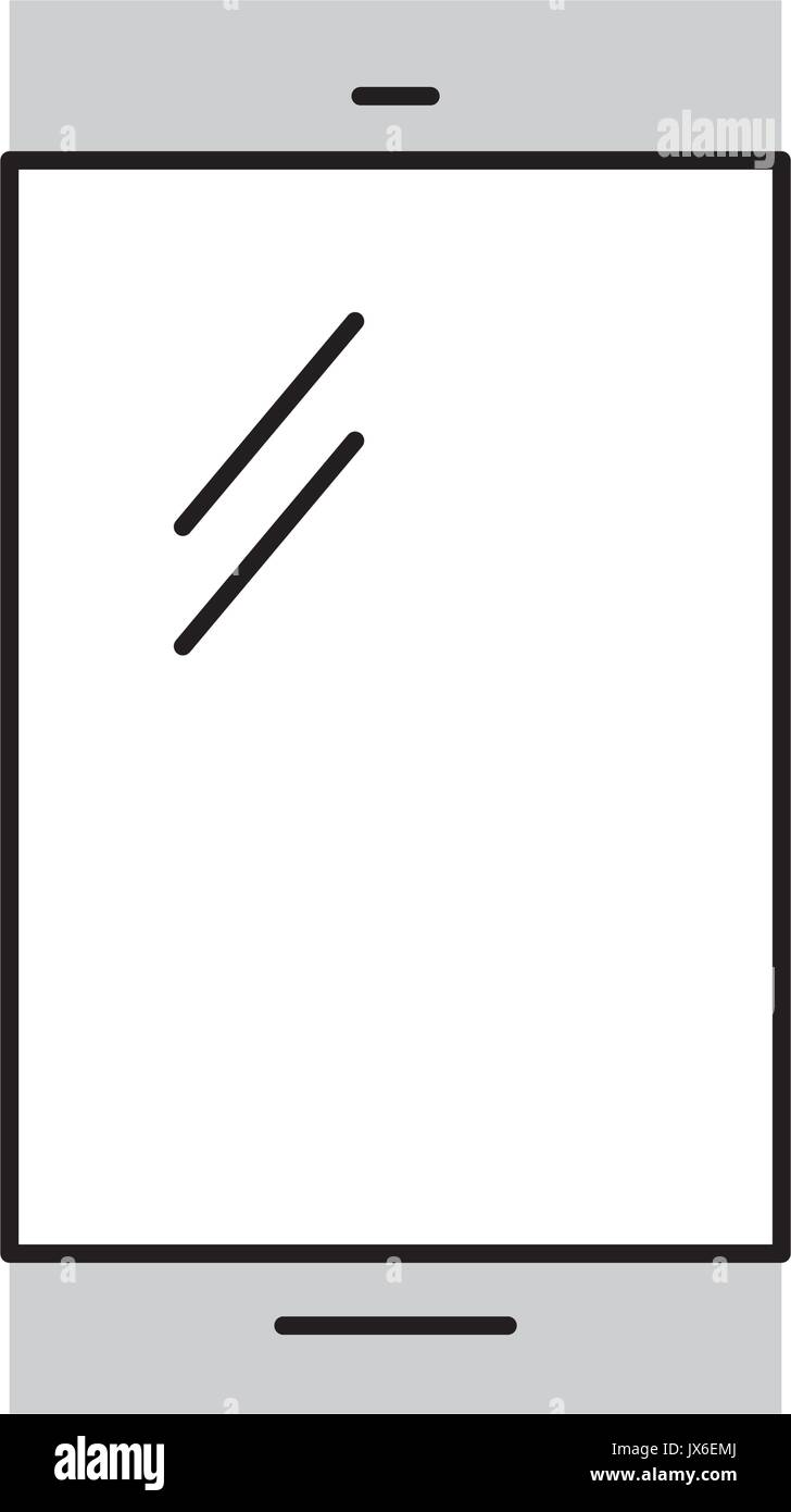 smartphone device isolated icon Stock Vector Image & Art - Alamy