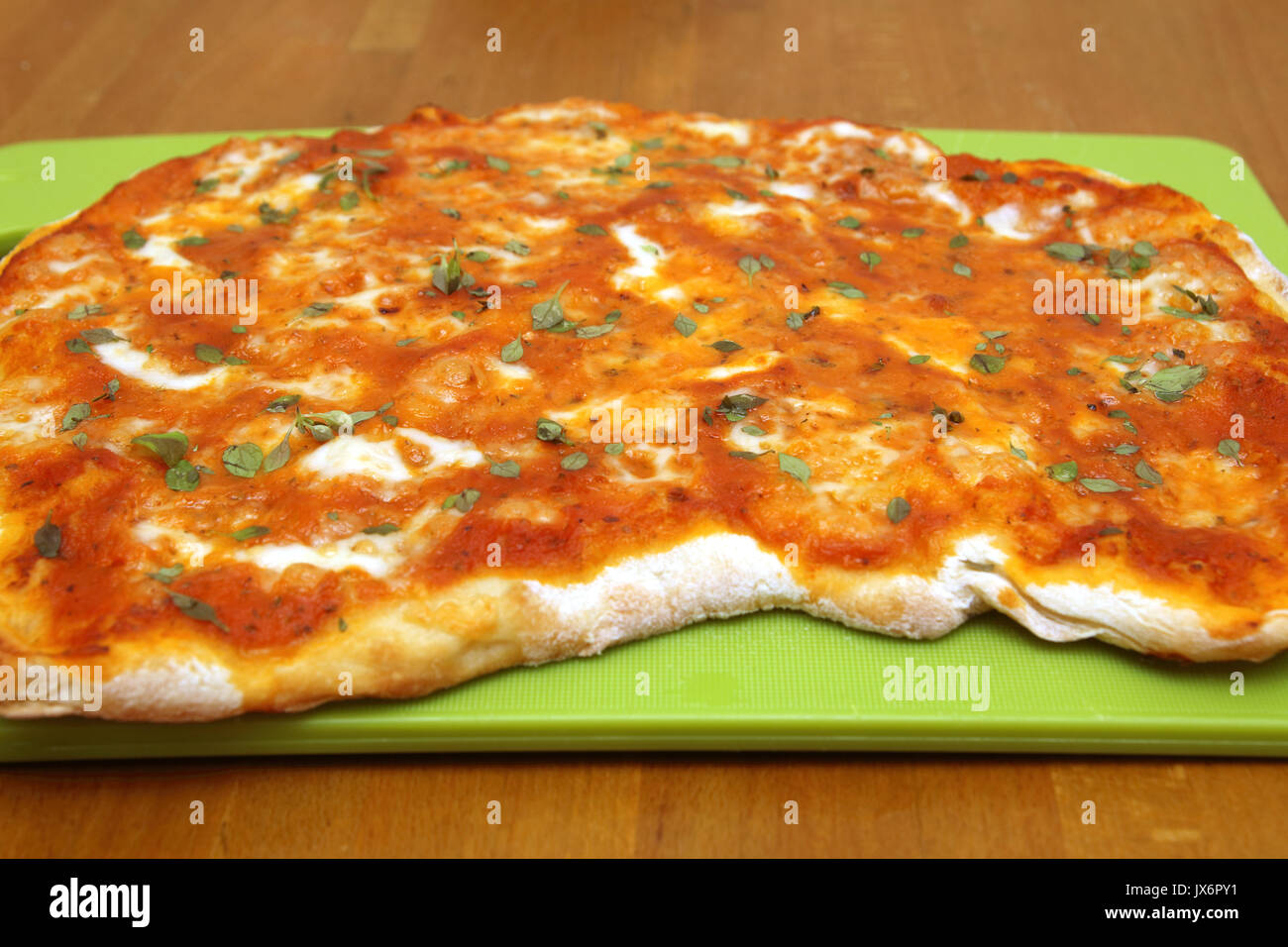 Pizza Margherita Stock Photo