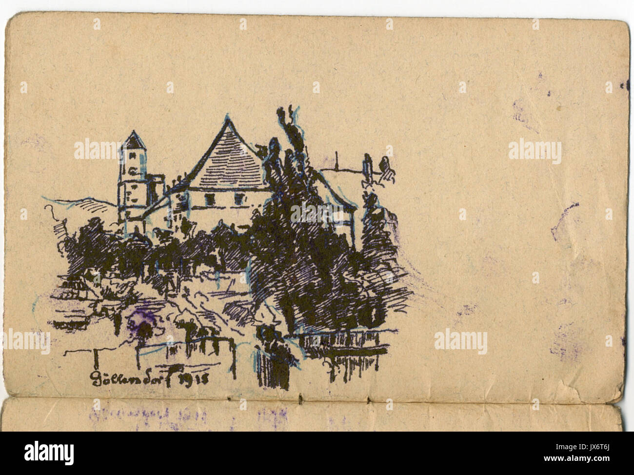 Ferdo Vesel risba 1915 (4 Stock Photo - Alamy