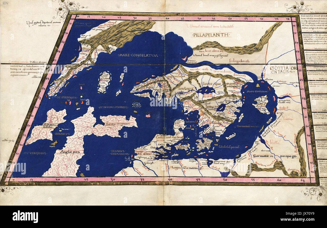 11th European Map Stock Photo - Alamy