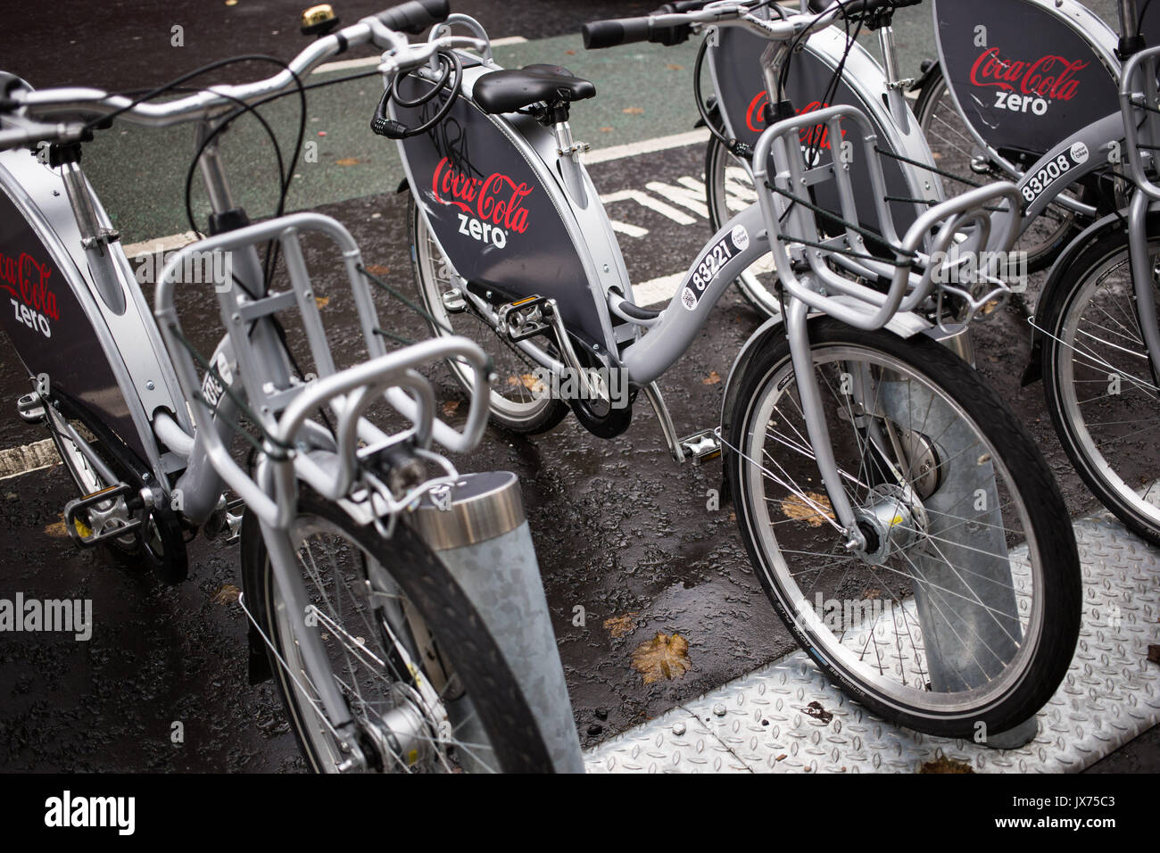 Coca cola zero belfast bikes hi-res stock photography and images - Alamy