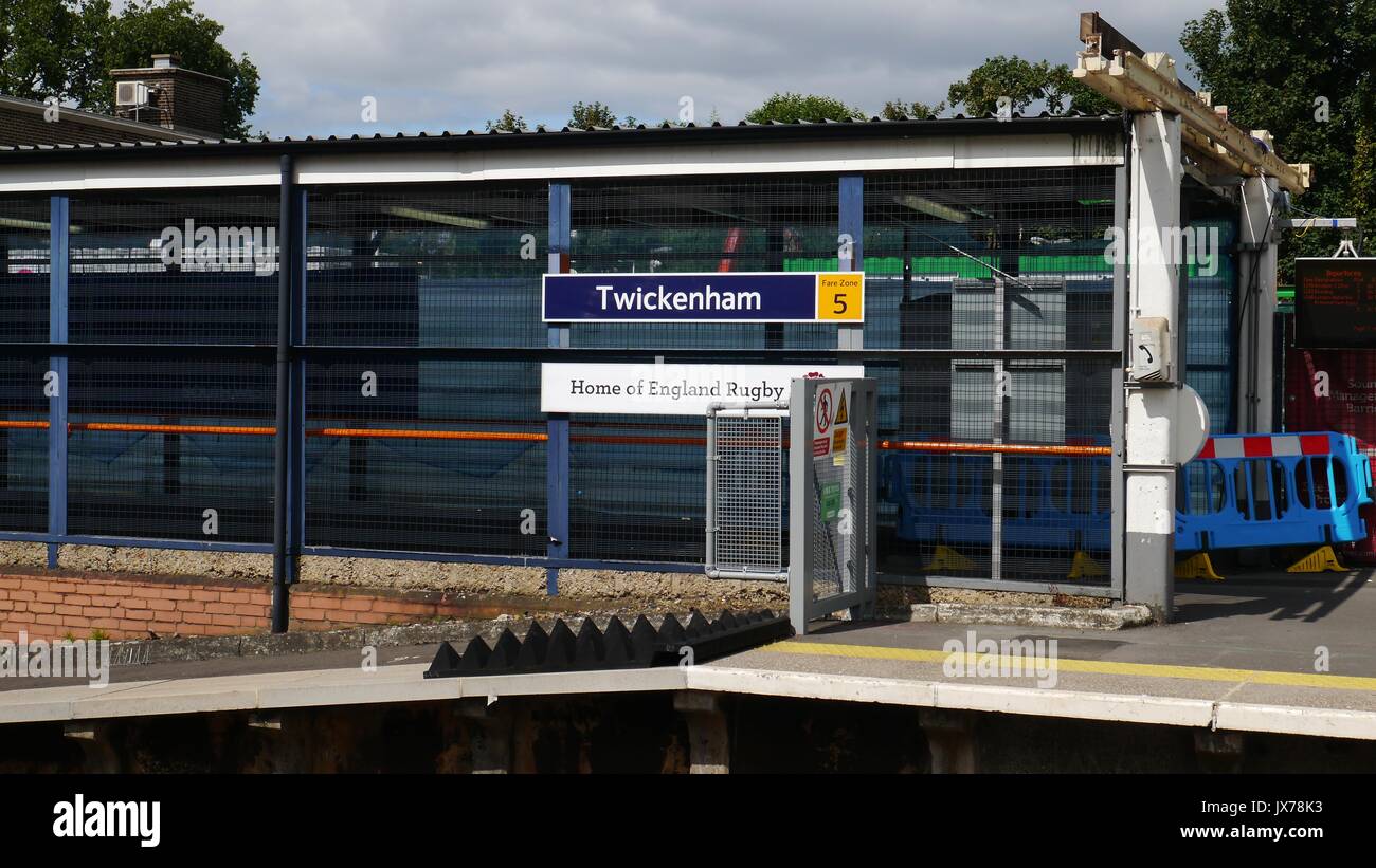 Twickenham Railway Station redevelopment Stock Photo Alamy