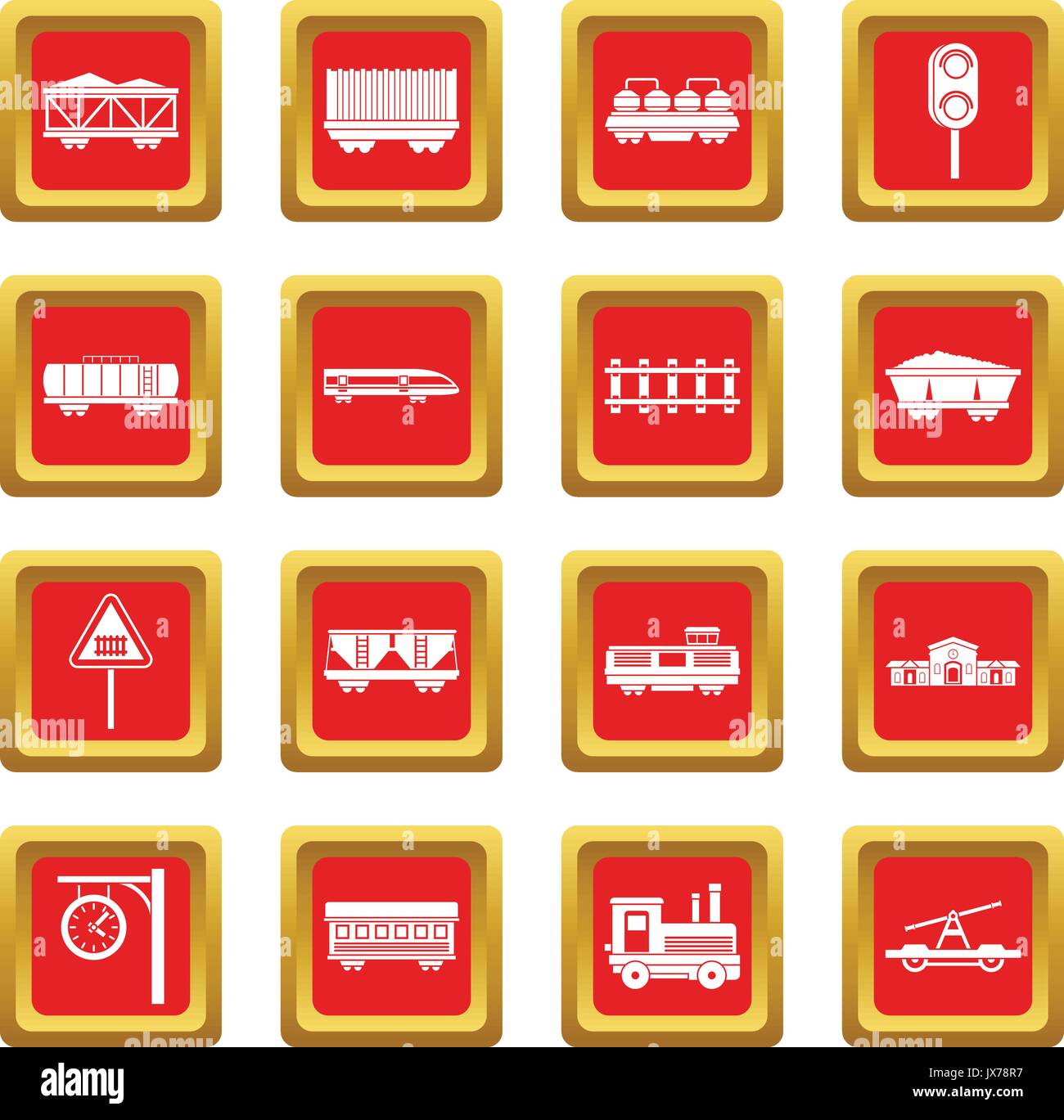 Red light train station Stock Vector Images - Alamy