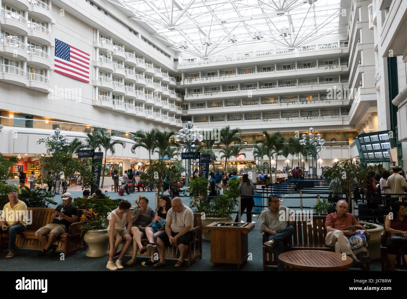 Orlando International Airport, Orlando, Florida. Stock Photo