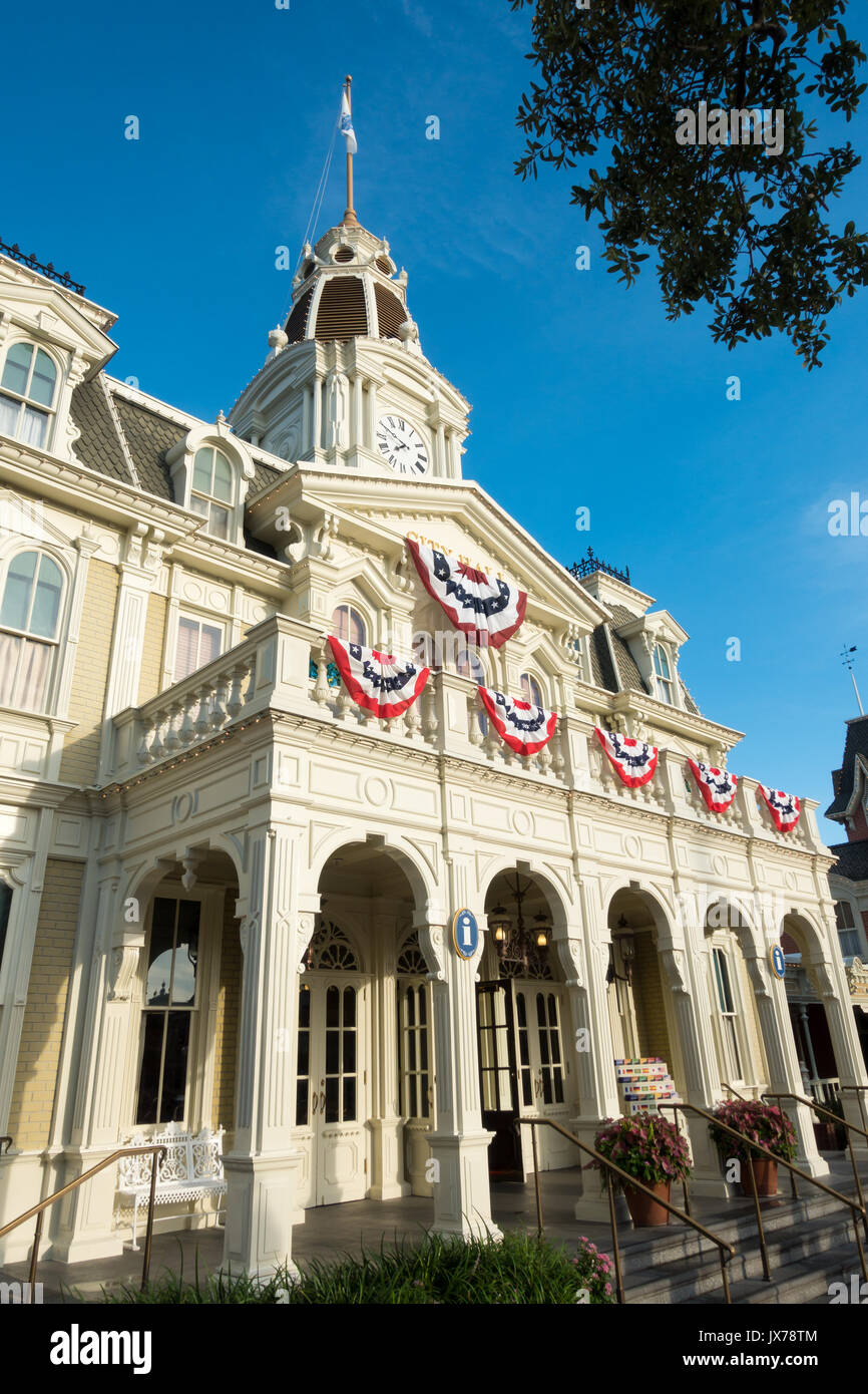 City Hall in Disneys Magic Kingdom Theme Park, Walt Disney World