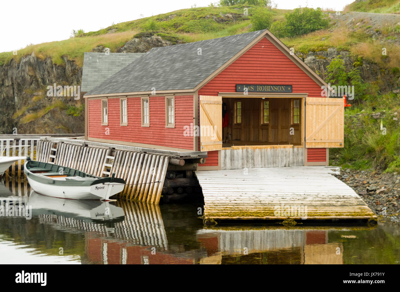 Inner harbour Trinity Bay Newfoundland Stock Photo Alamy