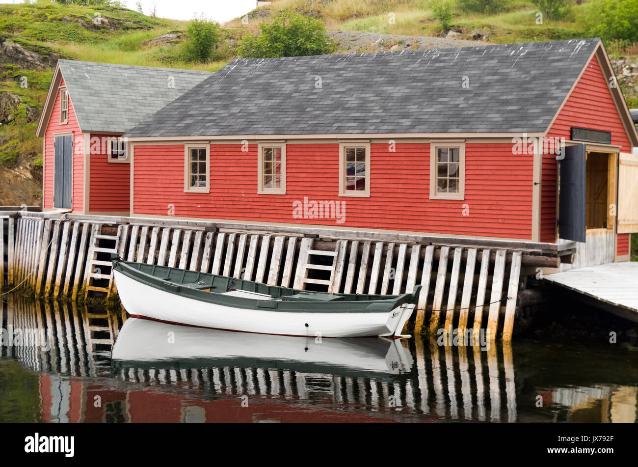 Inner harbour Trinity Bay Newfoundland Stock Photo Alamy