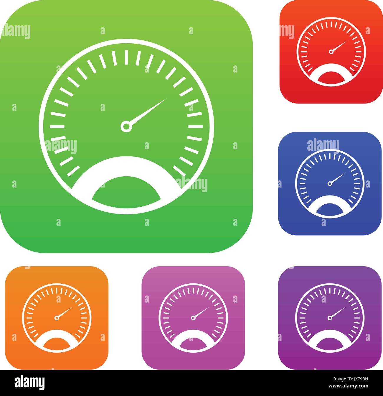 Speedometer set collection Stock Vector Image & Art - Alamy