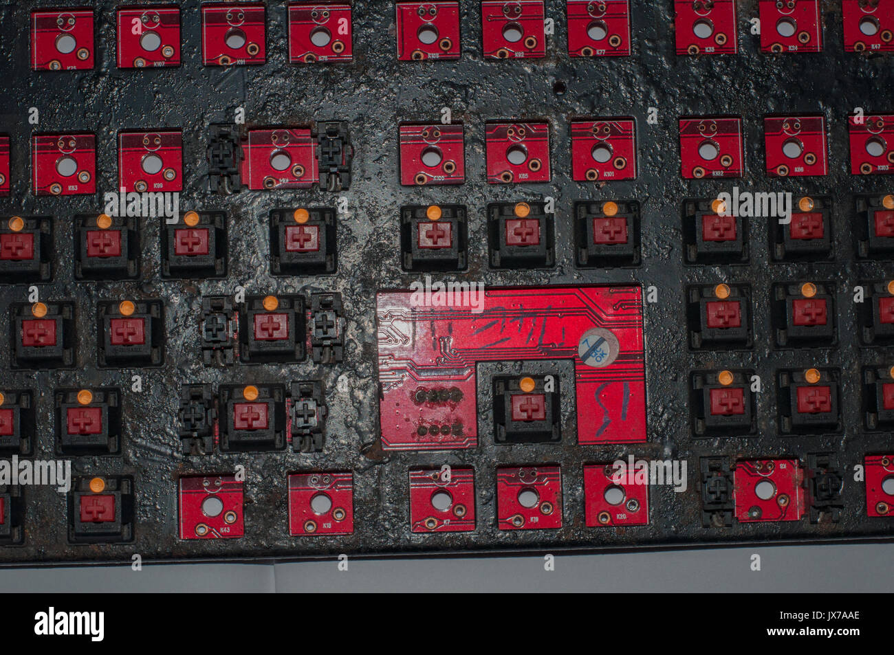 Surabaya,Indonesia 12 august this is what inside of old mechanical