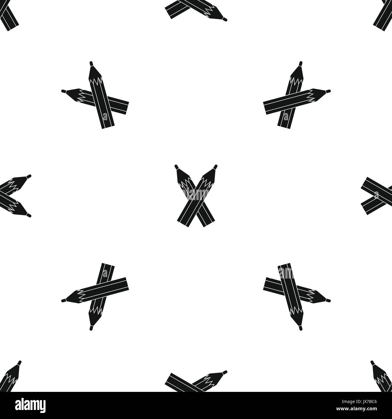 Pencils pattern seamless black Stock Vector Image & Art - Alamy