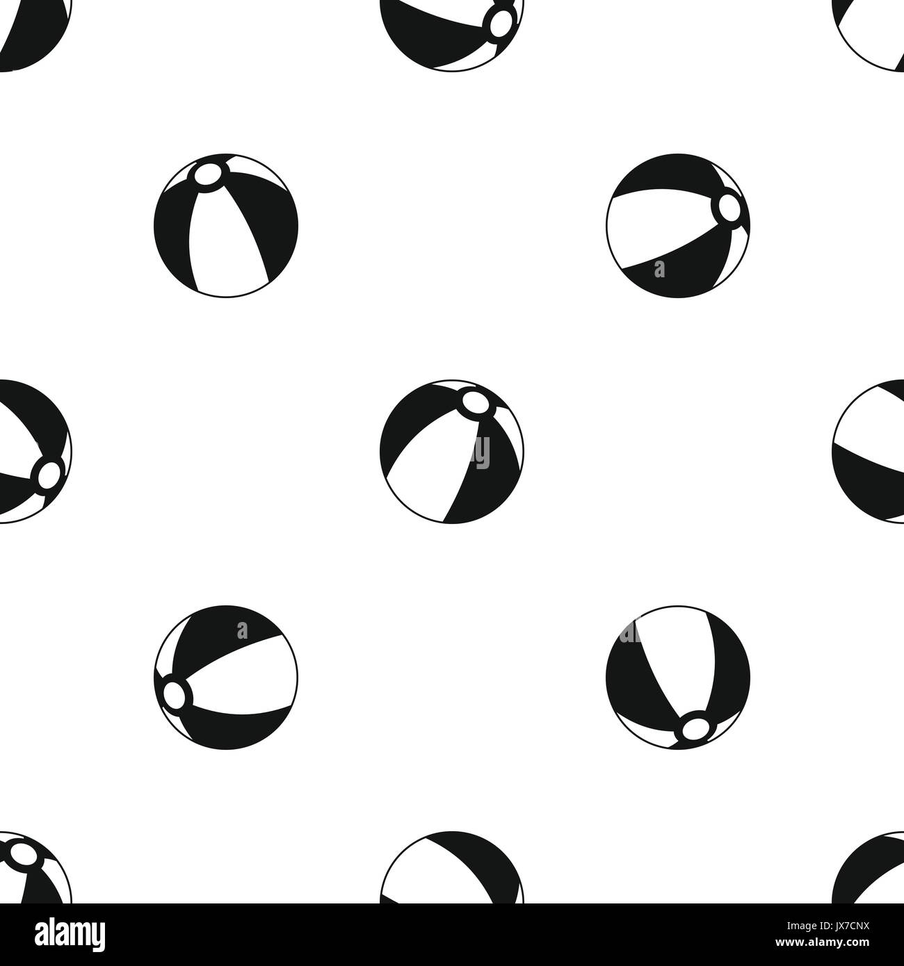 Beach ball pattern seamless black Stock Vector Image & Art Alamy