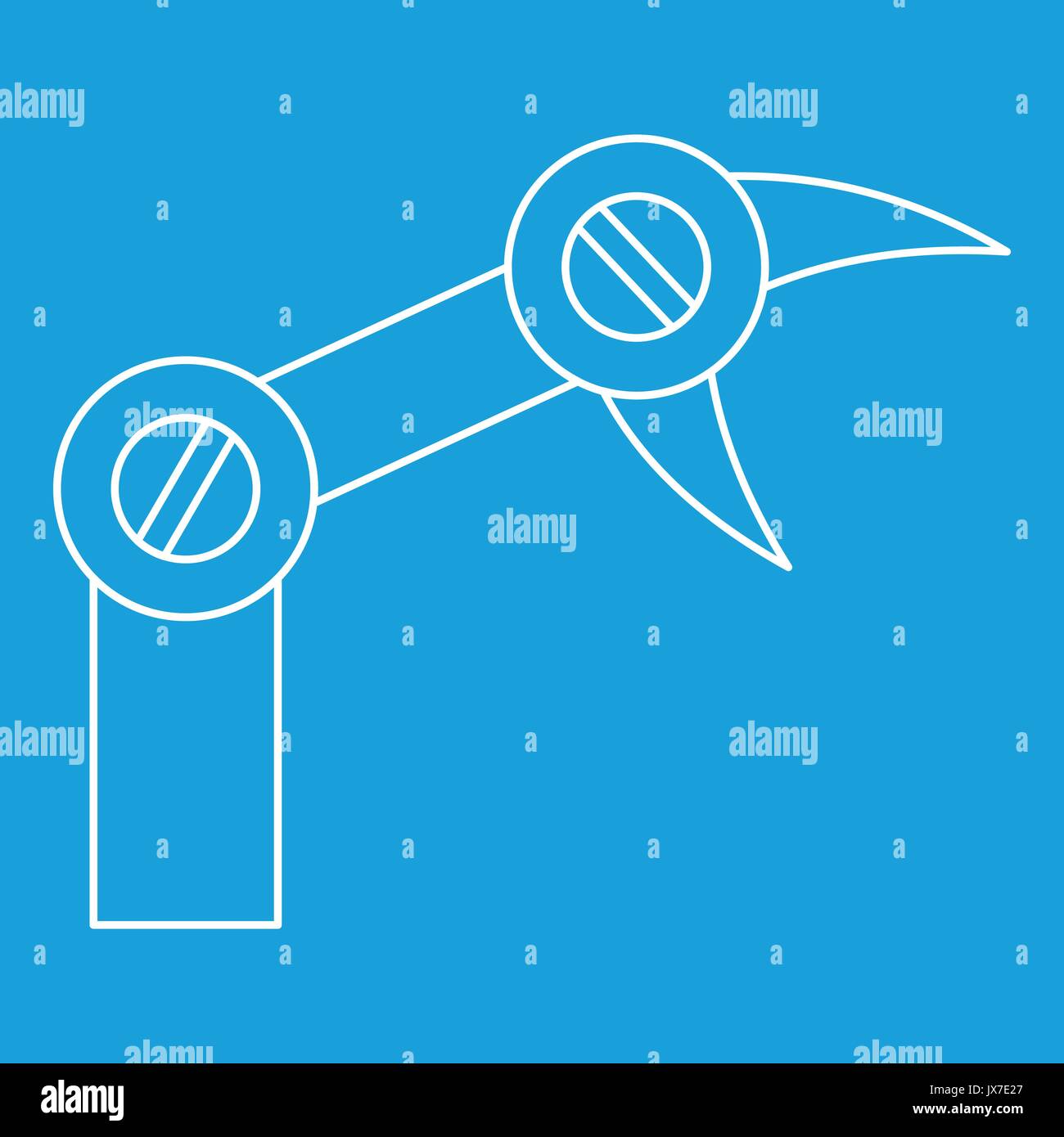 Industry robot icon, outline style Stock Vector Image & Art - Alamy