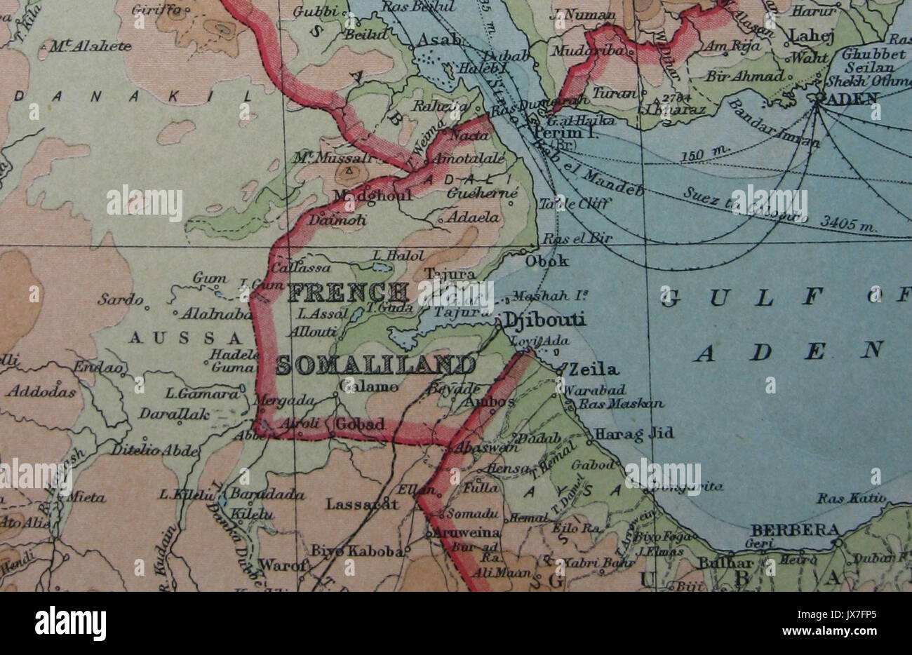French Somaliland 1922 Stock Photo Alamy