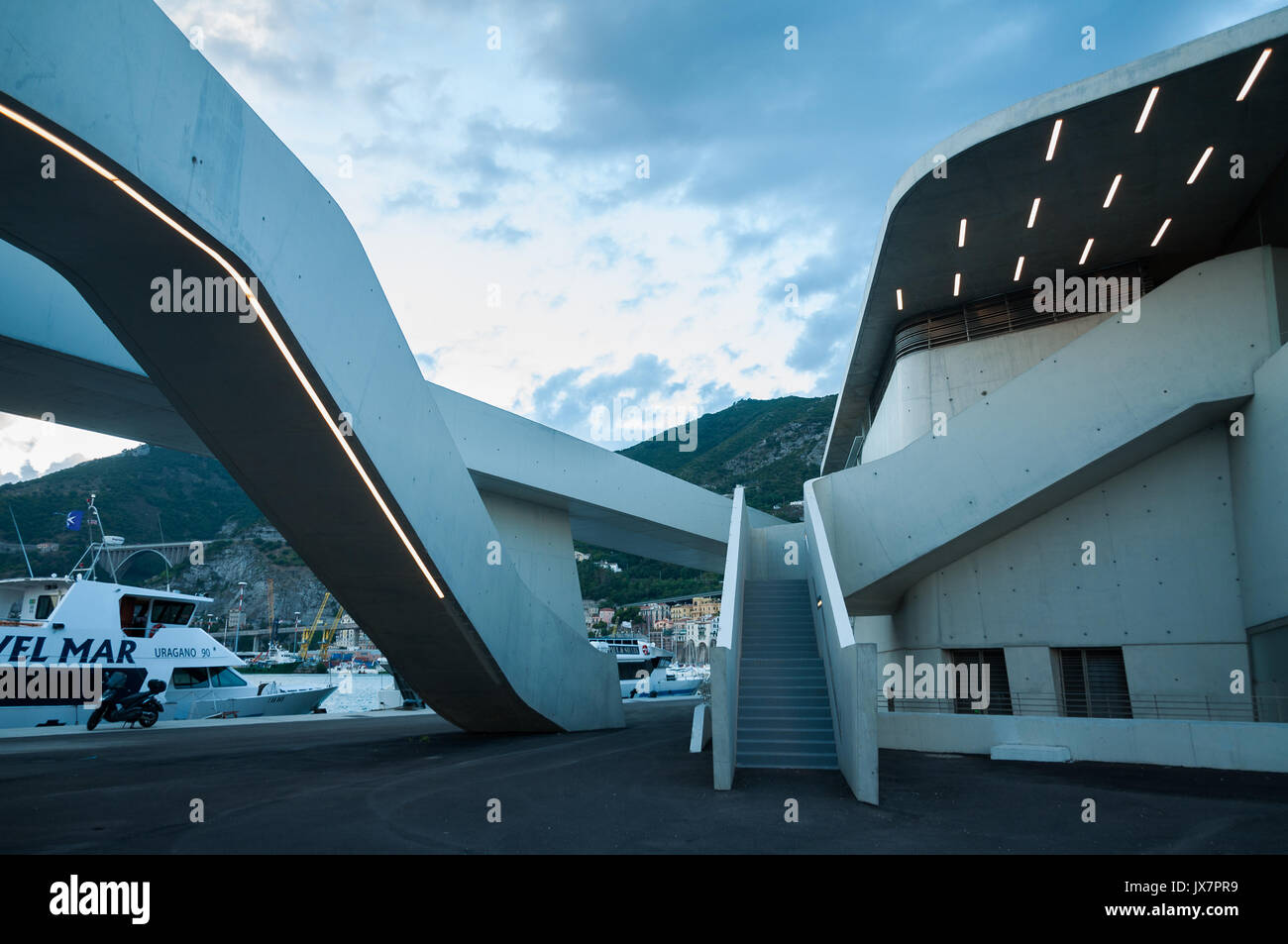 Salerno Maritime Terminal / Zaha Hadid Stock Photo