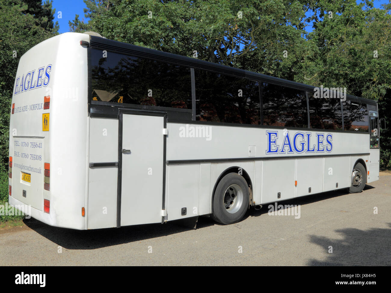 Eagles Coaches, coach, day trips, trips, excursion, excursions, holidays, transport, travel company, companies, England, UK Stock Photo