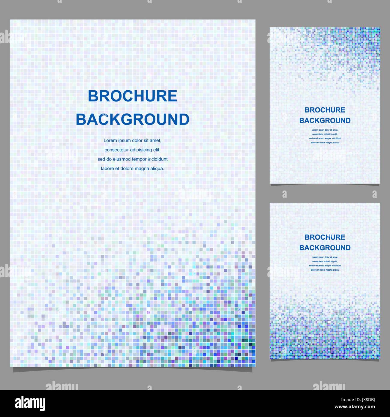 Colored abstract square tile mosaic brochure Stock Vector Image & Art ...