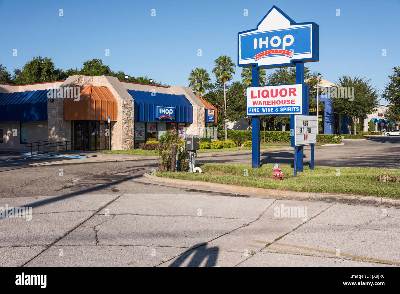 IHOP Restaurant located in Leesburg, Florida USA Stock Photo