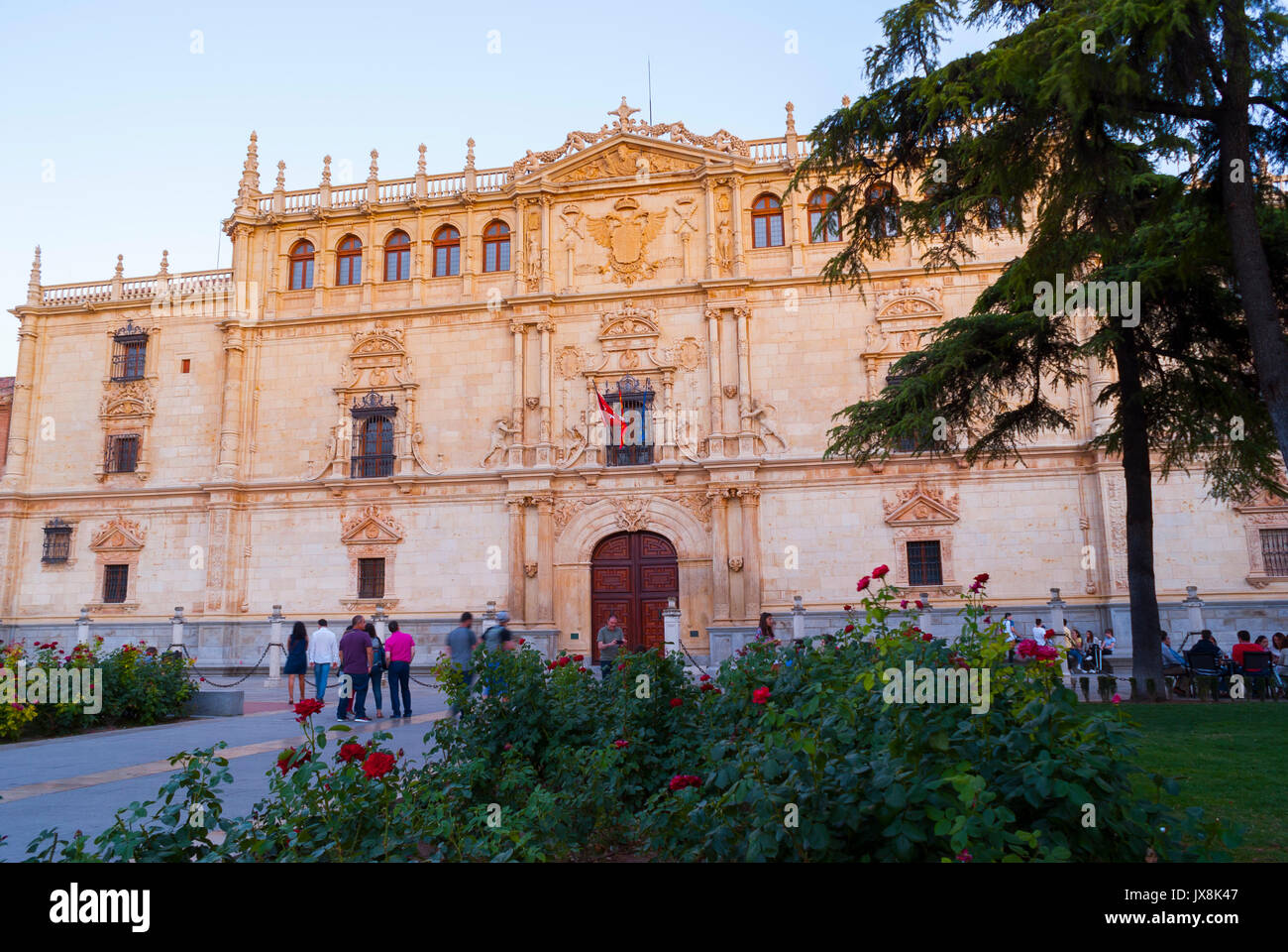 Universidad de Alcalá de Henares. Madrid. España. Patrimonio mundial de la UNESCO. Stock Photo