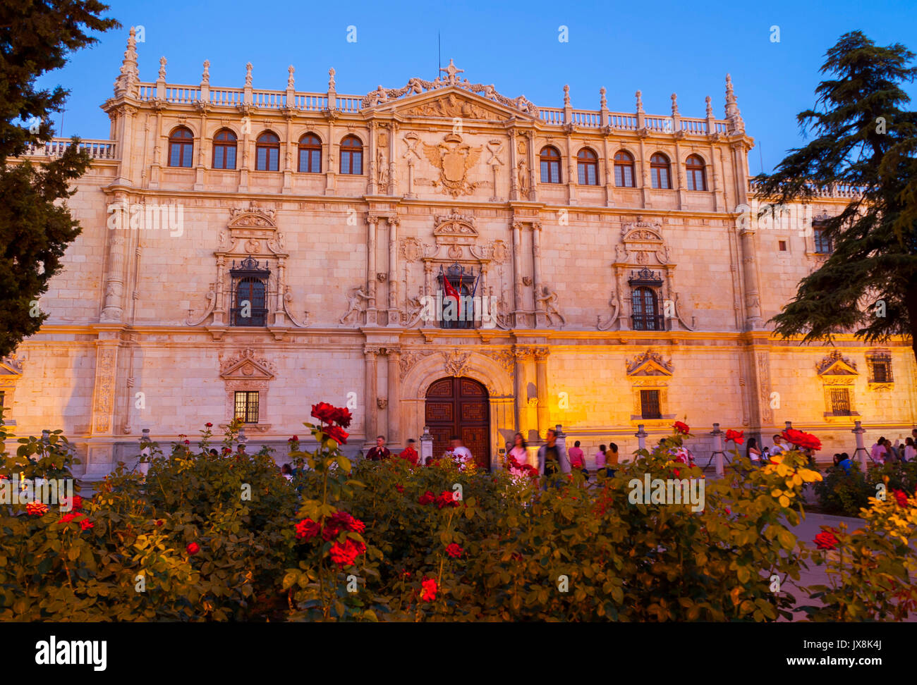 Universidad de Alcalá de Henares. Madrid. España. Patrimonio mundial de la UNESCO. Stock Photo