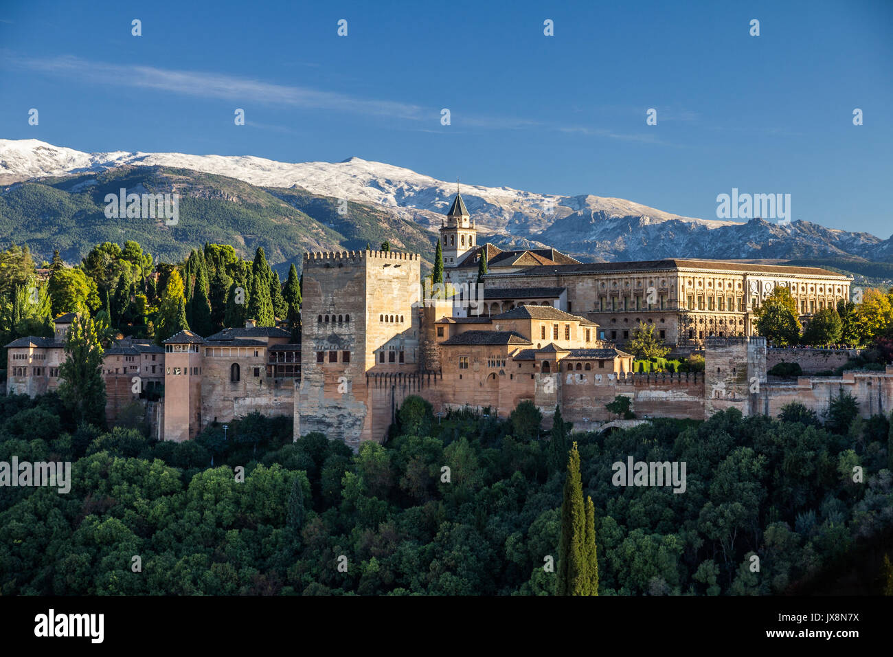 Classic View Of Alhambra From Mirador San Nicolas In The Albaicin classic-view-of-alhambra-from-mirador-san-nicolas-in-the-albaicin