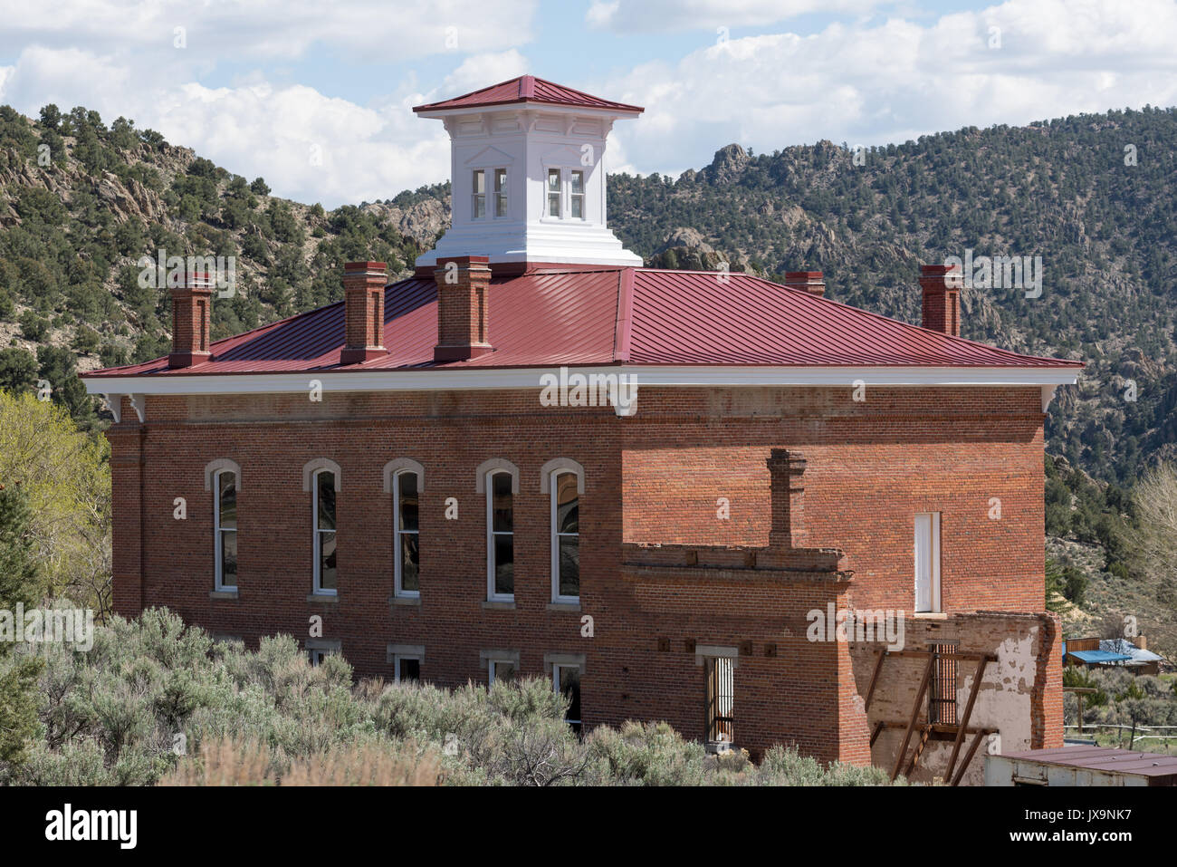 Built in 1876, the Belmont Courthouse was the seat of Nye County Nevada