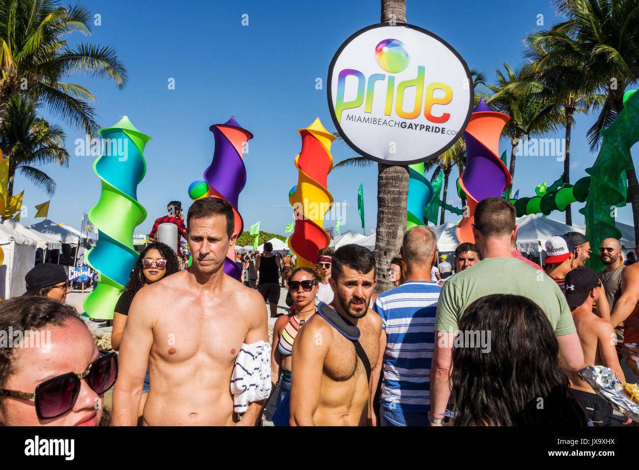 Miami Beach Florida,Lummus Park,Gay Pride Week,LGBTQ,LGBT,Miami Beach