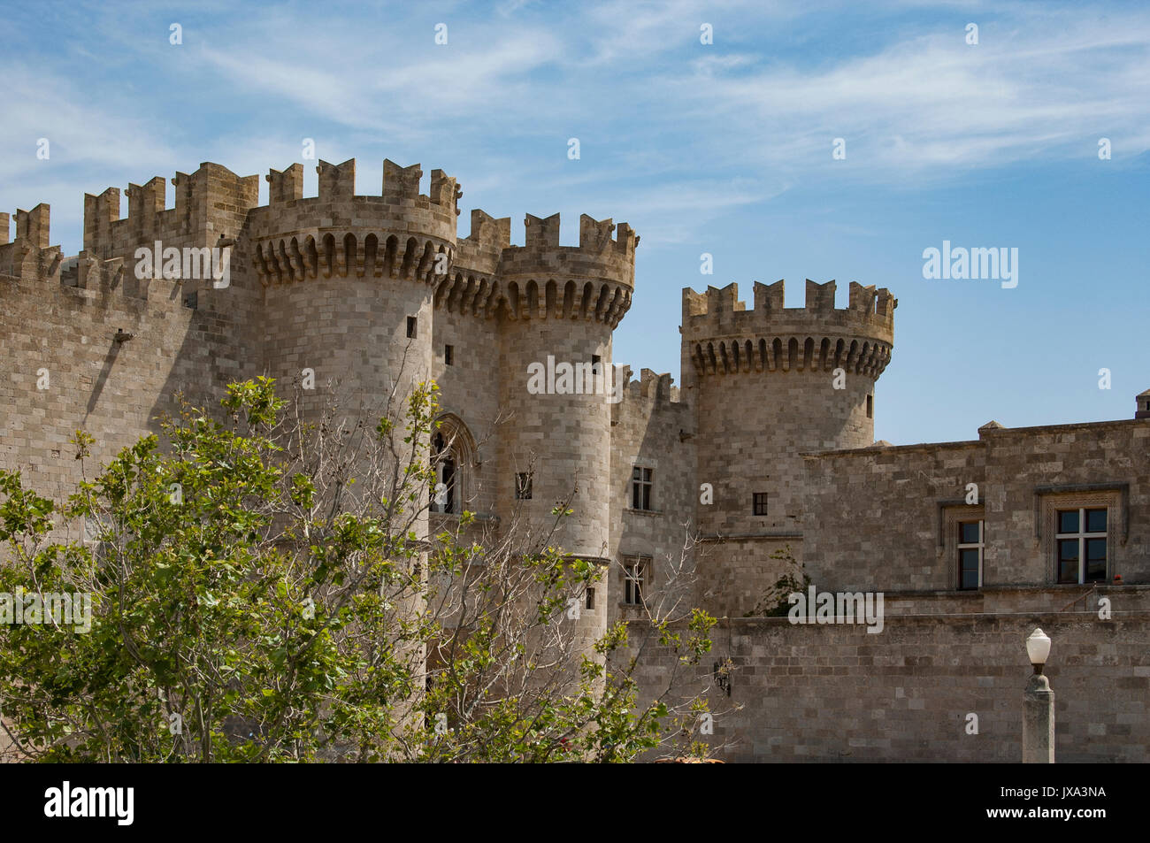 Greece, Rhodes, Rhodes Town, Palace of the Grand Master of the Knights  Stock Photo - Alamy