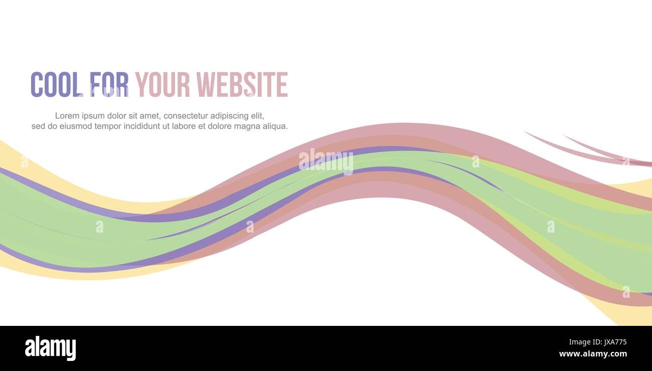 Abstract design banner website header Stock Vector