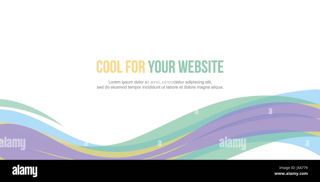 Abstract design banner website header Stock Vector