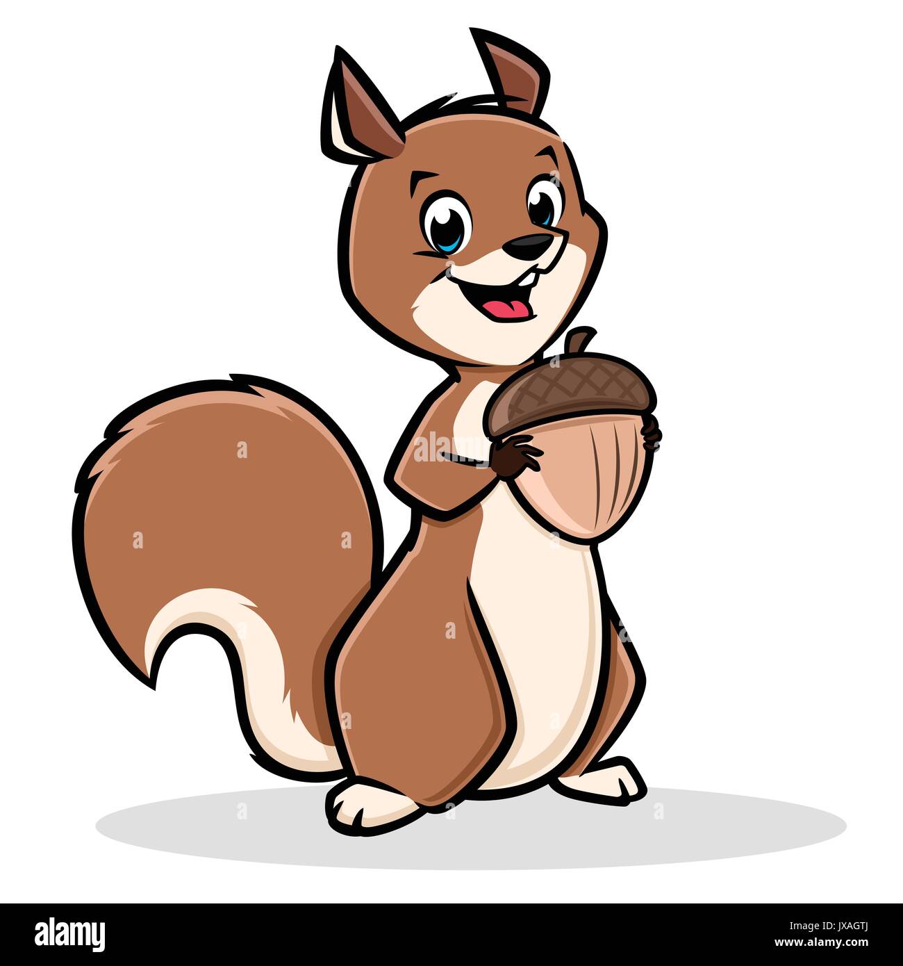 Squirrel Cartoon Stock Vector Image & Art Alamy
