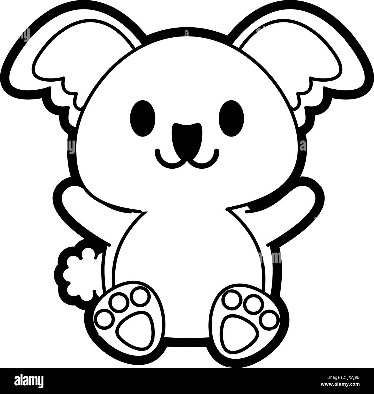 koala vector illustration Stock Vector Image & Art - Alamy