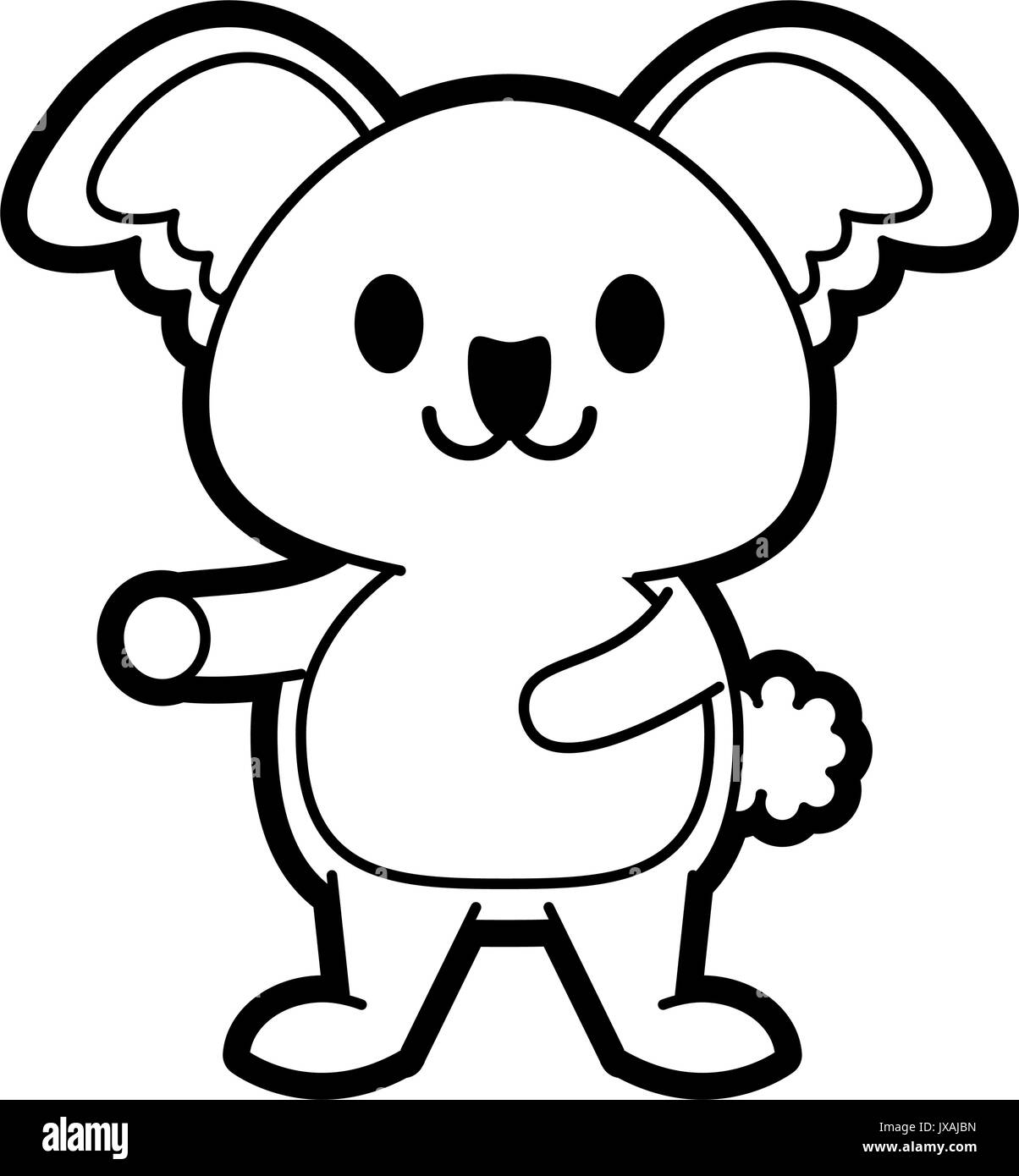 koala vector illustration Stock Vector Image & Art - Alamy