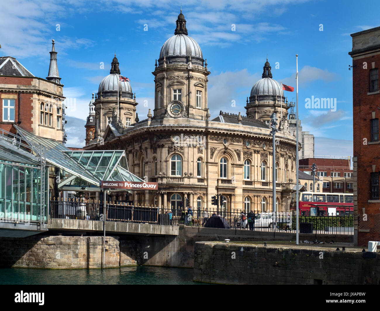 Hull Maritime Museum from Princes Dock Street Hull Yorkshire England Stock Photo