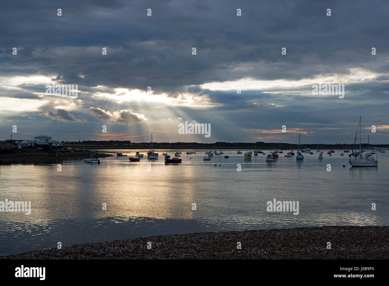 River Deben Felixstowe Ferry Suffolk UK Stock Photo