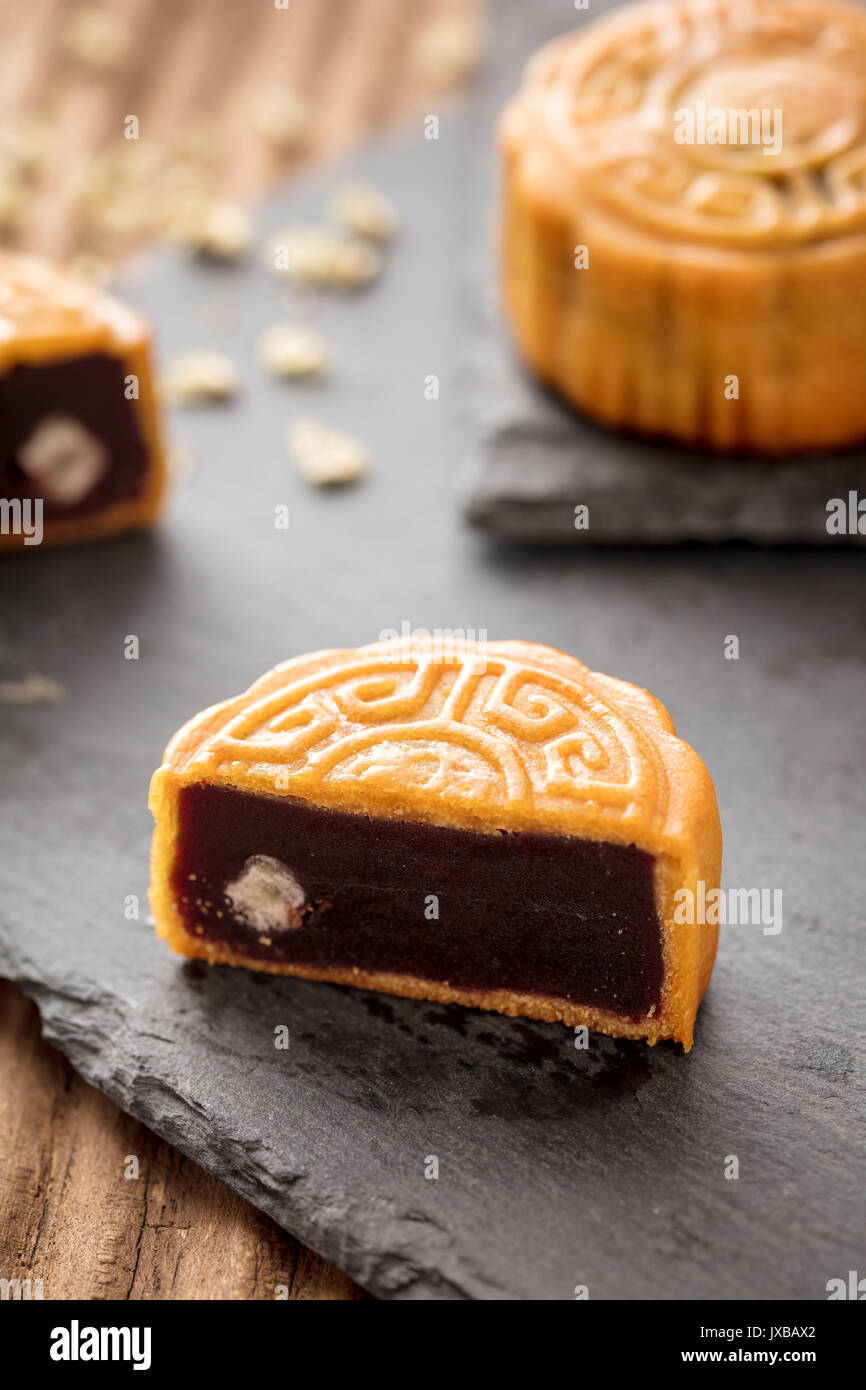 Mooncake Kind Mooncake, a kind of traditional Chinese food for Mid-autumn festival ...