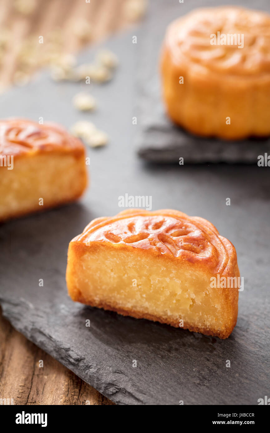 Mooncake Kind Mooncake, a kind of traditional Chinese food for Mid-autumn festival ...