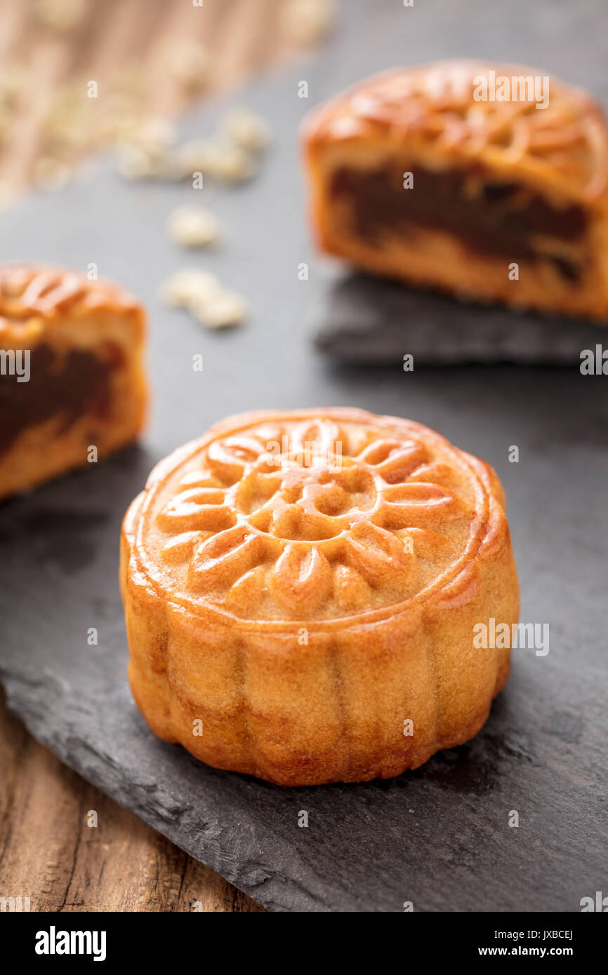 Mooncake Kind Mooncake, a kind of traditional Chinese food for Mid-autumn festival ...