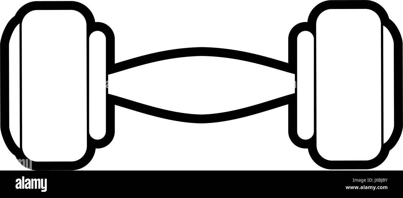 dumbbell vector illustration Stock Vector Image & Art - Alamy