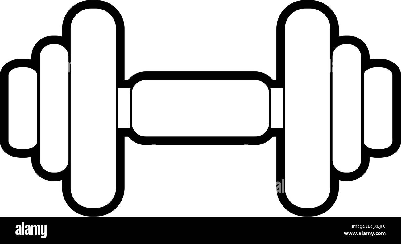 dumbbell vector illustration Stock Vector Image & Art - Alamy