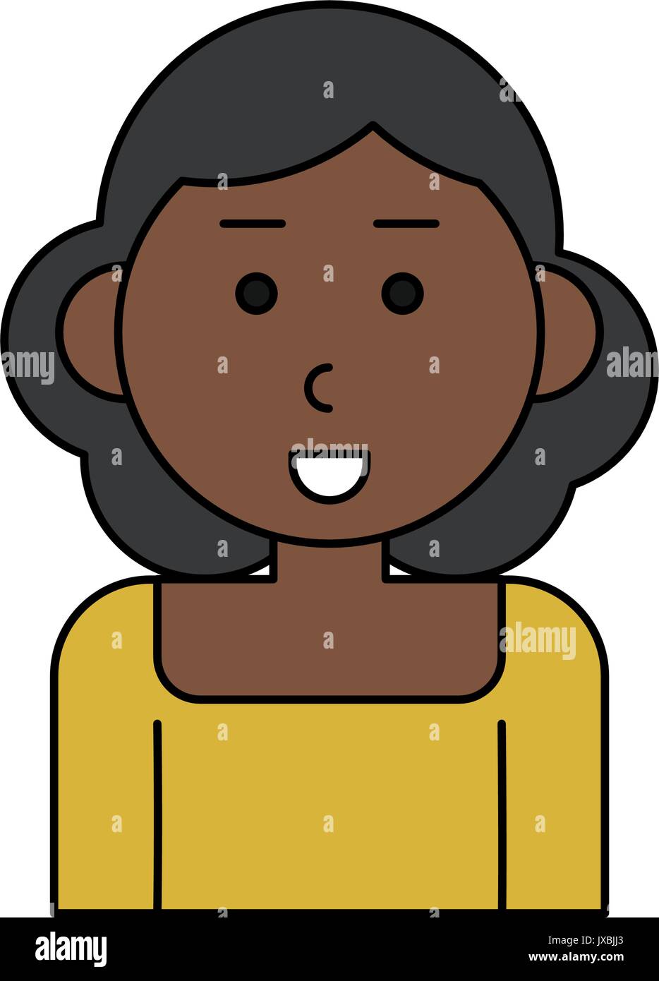 happy woman cartoon icon image Stock Vector Image & Art - Alamy