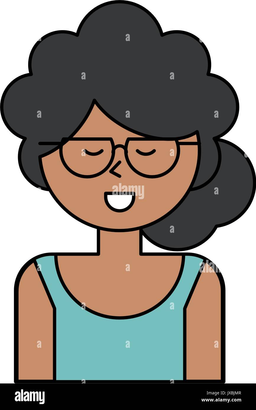 happy woman cartoon icon image Stock Vector Image & Art - Alamy