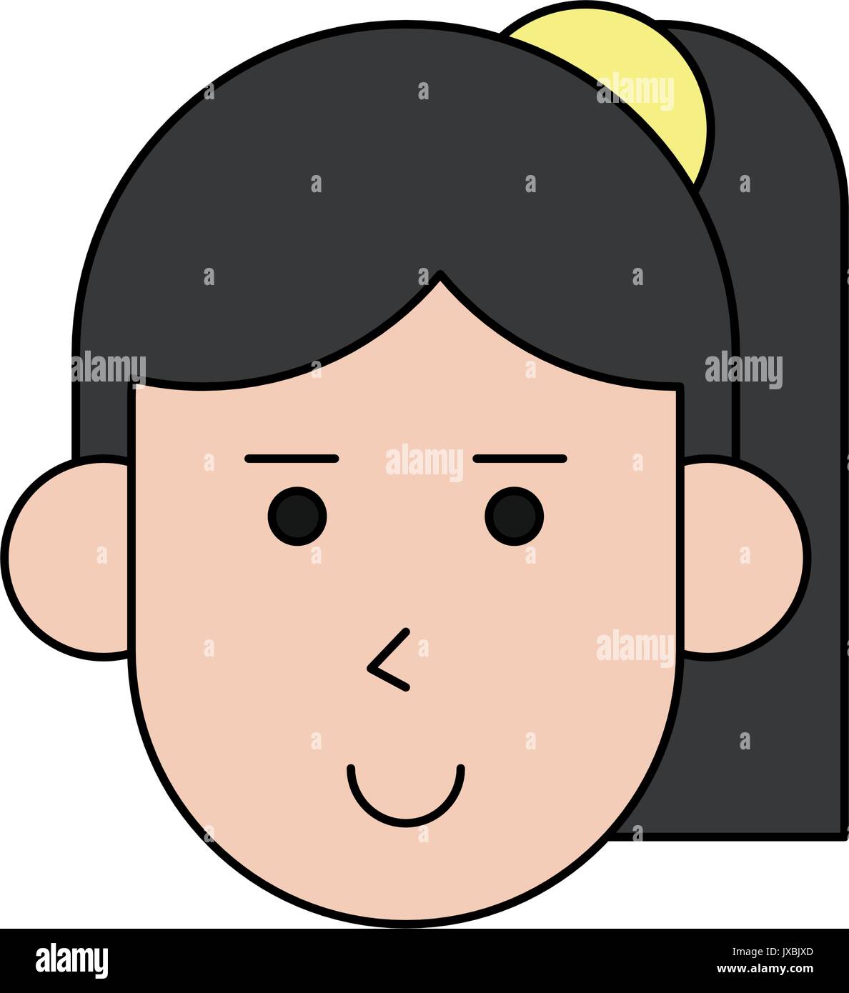 happy woman cartoon icon image Stock Vector Image & Art - Alamy