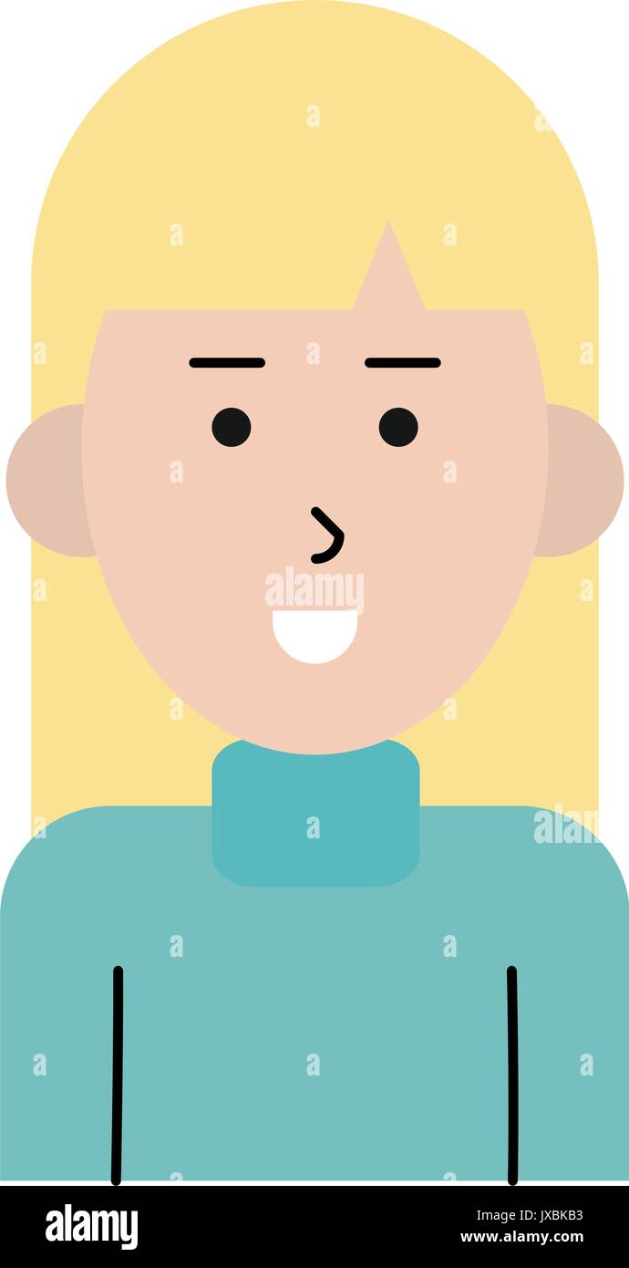 happy woman cartoon icon image Stock Vector Image & Art - Alamy