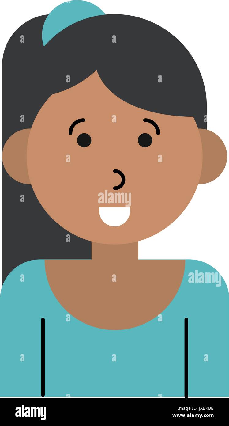 happy woman cartoon icon image Stock Vector Image & Art - Alamy