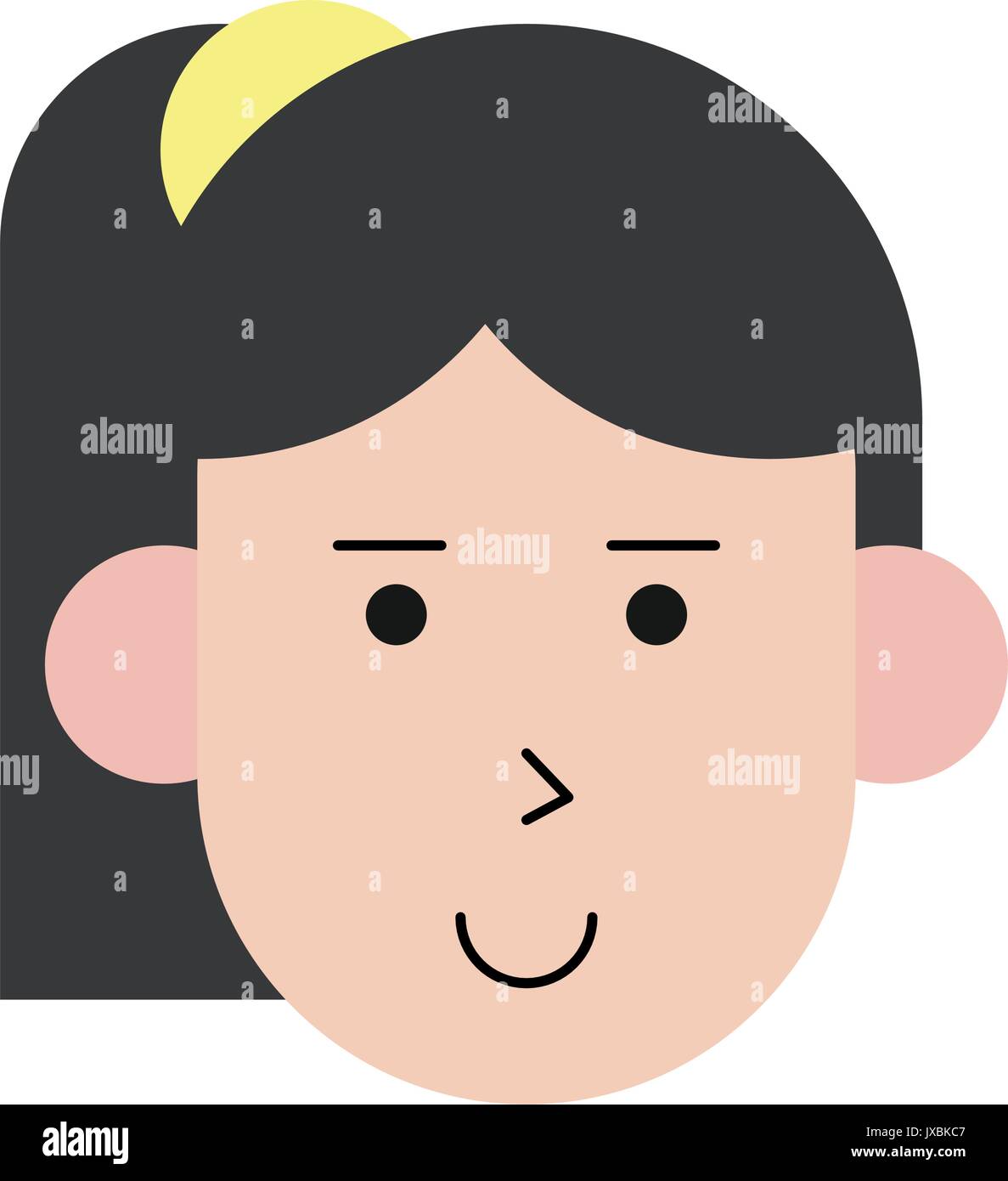 happy woman cartoon icon image Stock Vector Image & Art - Alamy