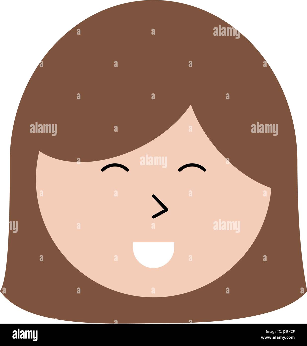 happy woman cartoon icon image Stock Vector Image & Art - Alamy